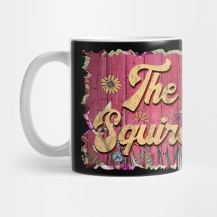 Classic Squires Personalized Flowers Proud Name Mug